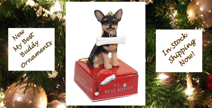 Dog Breed Best Buddy Christmas Ornaments